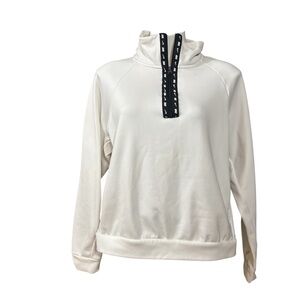 White Nike pullover sweater size small
